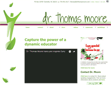 Tablet Screenshot of drthomasmoore.com